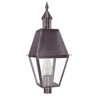 Boston One Light Post Mount in Dark Brass (196|1133DBCIMFST)