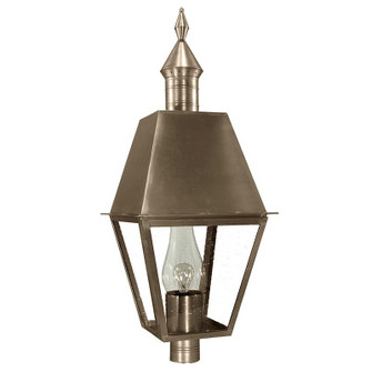Boston One Light Post Mount in Dark Antique Brass (196|1133DABCIMCSG)