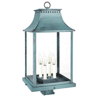 Rockland Four Light Post Mount in Verdi Gris (196|11333VGLT4CSG)