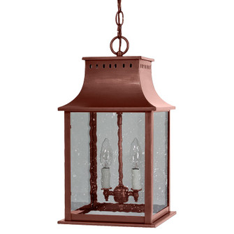 Rockland Two Light Hanging Lantern in Antique Copper (196|11322ACLT2SMG)