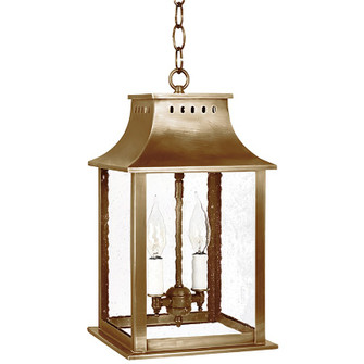 Rockland Two Light Hanging Lantern in Antique Brass (196|11312ABLT2SMG)