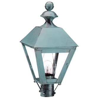 Boston One Light Post Mount in Verdi Gris (196|1123VGCIMCLR)
