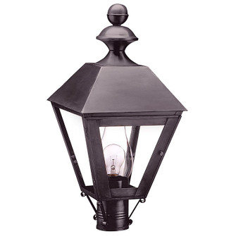 Boston One Light Post Mount in Dark Brass (196|1123DBCIMCLR)