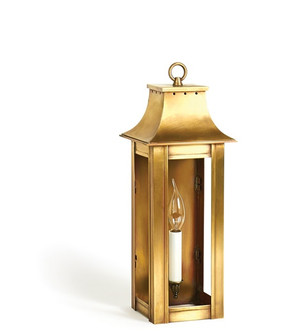 Coplin One Light Wall Mount in Antique Brass (196|11211ABLT1CLR)