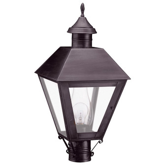Boston One Light Post Mount in Dark Brass (196|1113DBCIMFST)