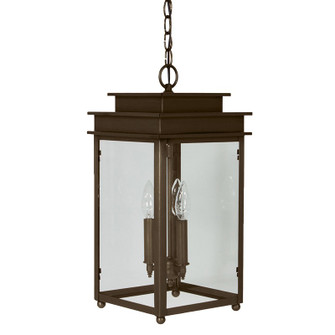 Ellis Three Light Hanging Lantern in Dark Antique Brass (196|10722DABLT3CLR)