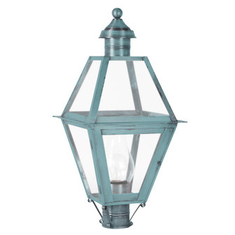 Boston One Light Post Mount in Verdi Gris (196|1063VGCIMFST)
