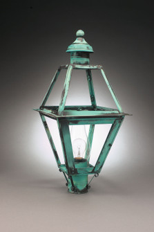 Boston One Light Post Mount in Verdi Gris (196|1063VGCIMCLR)