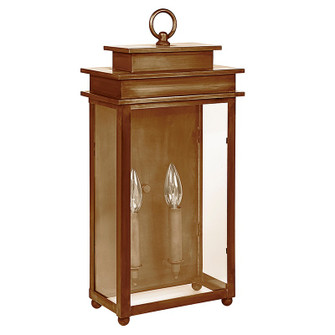 Ellis Two Light Wall Mount in Antique Brass (196|10621ABLT2CLR)