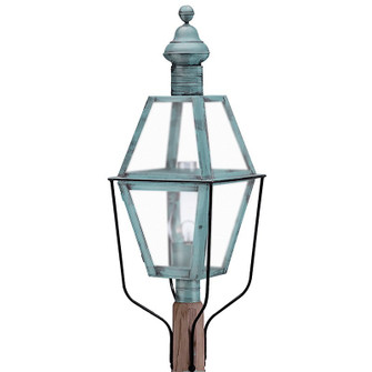 Boston One Light Post Mount in Verdi Gris (196|1043VGCIMFST)