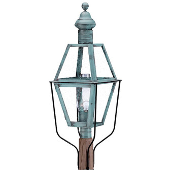 Boston One Light Post Mount in Verdi Gris (196|1043VGCIMCSG)