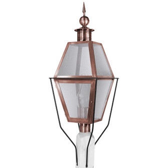 Boston One Light Post Mount in Antique Copper (196|1033ACCIMSMG)