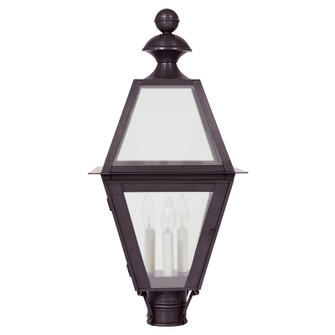 Boston Three Light Post Mount in Dark Brass (196|1023DBLT3FST)