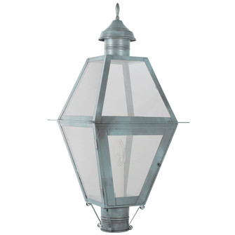 Boston Three Light Post Mount in Verdi Gris (196|1013VGLT3FST)
