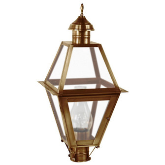 Boston One Light Post Mount in Antique Brass (196|1013ABCIMFST)