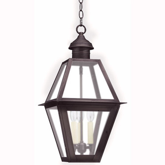 Boston Three Light Hanging Lantern in Dark Brass (196|1012DBLT3FST)