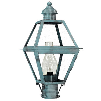 Boston One Light Post Mount in Verdi Gris (196|1003VGCIMCSG)