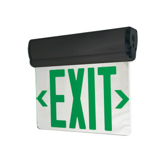 Exit LED Edge-Lit Exit Sign in Black (167|NX812LEDGMB)