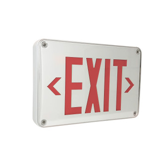 Exit LED Self-Diagnostic Exit & Emergency Sign w/ Battery Backup in White (167|NX617LEDRCC)