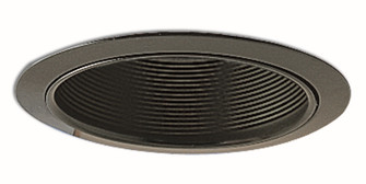 Rec Inc 6'' Trim 6'' Stepped Baffle W/ Oversized Plastic Ring in Black (167|NTM40OV)