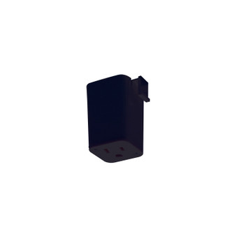 Track Syst & Comp-1 Cir Outlet Adaptor, 1 Or 2 Circuit Track in Black (167|NT327B)