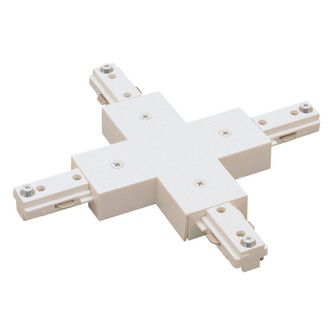 Track Syst & Comp-1 Cir X Connector, 1 Circuit Track in White (167|NT315W)