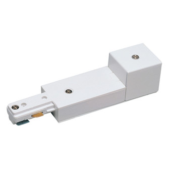 Track Syst & Comp-2 Cir Live End Conduit Feed, 2 Circuit Track in White (167|NT2328W)