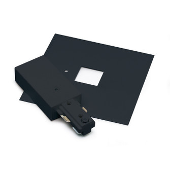 Track Syst & Comp-2 Cir Live End Feed With Cover, 2 Circuit Track in Black (167|NT2311B)