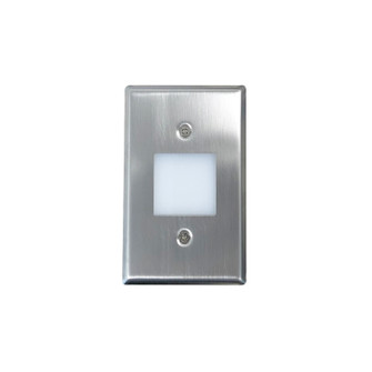 Rec Step Light LED & Inc Step 1.44W 90+Cri LED Lens Wet in Brushed Nickel (167|NSW6629BN)