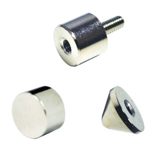 Rec Inc Accessories 3 Set Of Screw Nuts, 3 Pointy in Chrome (167|NRA203)