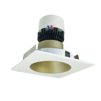 LED Pearl Recessed in Champagne Haze Reflector / Matte Powder White Flange (167|NPR4SNDC27XCHMPW)