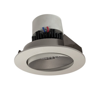 LED Pearl Adjustable Trim in Haze Reflector / White Flange (167|NPR4RC40XHW)