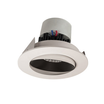 LED Pearl Adjustable Trim in Black Reflector / White Flange (167|NPR4RC40XBW)