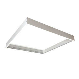 LED Lay-In Panel Light Slide-in Frame for Surface Mounting Panels in White (167|NPDBL22DFKW)