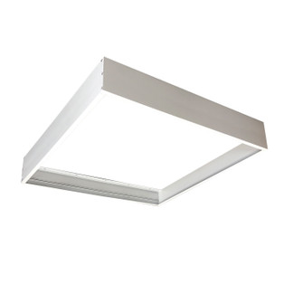 LED Lay-In Panel Light Slide-in Frame for Surface Mounting in White (167|NPDBL22DDFKW)