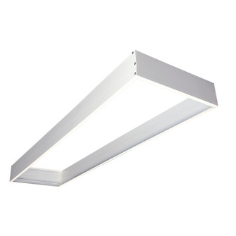 LED Lay-In Panel Light Slide-in Frame for Surface Mounting in White (167|NPDBL14DDFKW)