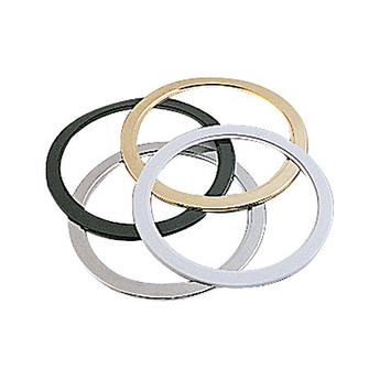 Rec Inc Accessories 6'' Ovsz Plastic Tring 7/8'' in White (167|NOR30)