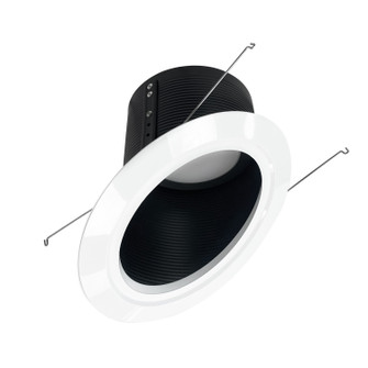 Rec Slope 6'' Trim LED Baffle Trim in Black Baffle / White Flange (167|NLRS6S12L127B)