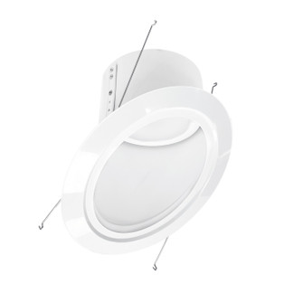 Rec Slope 6'' Trim LED Reflector Trim in White Reflector / White Flange (167|NLRS6S11L140W)