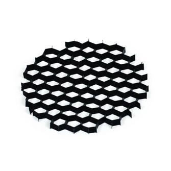 Rec Iolite Hex Cell Louver For 2In & 4In in Black (167|NIOHC)