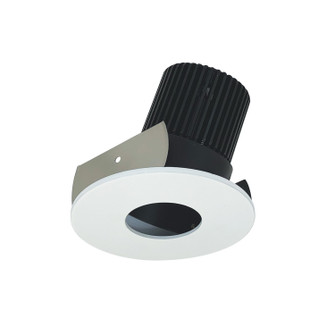 Rec Iolite LED Pinhole in Black Pinhole / Matte Powder White Flange (167|NIOB2RPHA40QBMPW)