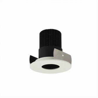 Rec Iolite 2'' Round Pinhole, in Black/ Matte Powder White (167|NIOB2RPH40XBMPW10)