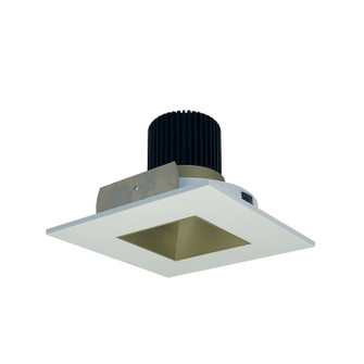 Rec Iolite Non-Adjustable Trim in Champagne Haze Reflector / Matte Powder White Flange (167|NIO4SNDSQ27XCHMPW10)