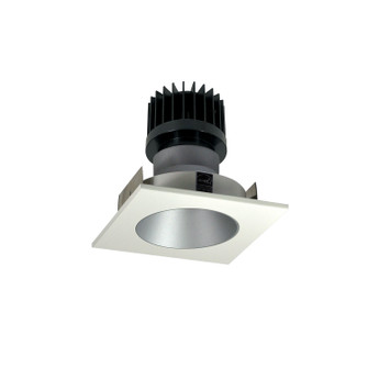 Rec Iolite Non-Adjustable Trim in Haze Reflector / Matte Powder White Flange (167|NIO4SNDC27XHZMPWHL)