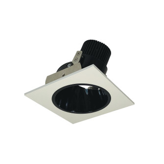 Rec Iolite 4'' Square Deep Regress Adj, in Black Reflector / White Flange (167|NIO4SD30XBW10)