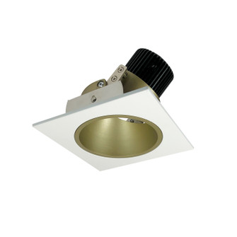 Rec Iolite Adjustable Trim in Champagne Haze Reflector / Matte Powder White Flange (167|NIO4SD27XCHMPW10)