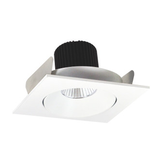 Rec Iolite 4'' Square Cone Regress Adj in Matte Powder White Reflector / Matte Powder White Flange (167|NIO4SCCDXMPW)