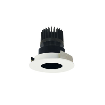 Rec Iolite Pinhole Non-Adjustable Trim in Black Pinhole / Matte Powder White (167|NIO4RPH27XBMPWHL)