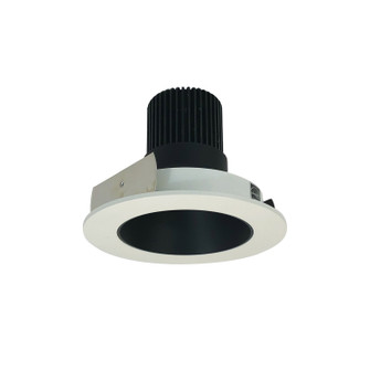 Rec Iolite 4'' Rnd Deep Cone Regressed in Black Reflector / White Flange (167|NIO4RNDC50XBW)