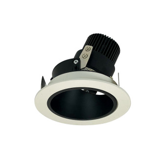 Rec Iolite 4'' Adj. Round Deep Regress in Black Reflector / White Flange (167|NIO4RD40XBW10)